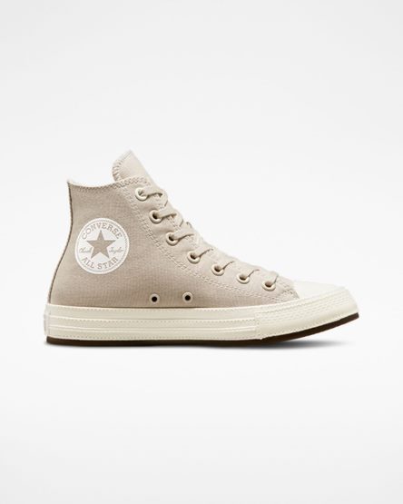 Dámské Boty Vysoké Converse Chuck Taylor All Star Tonal Platene Šedé | CZ QUZT35